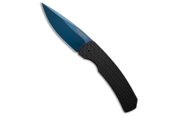 Image of Pro-Tech Knives Magic 2 Whiskers Automatic Folding Knife, 3.75in, 154CM, Spear Point Blade, Aluminum, Black Handle, Feather Al, Sapphire, Black/Blue Sapphire, 8.625 inch, BHQ-218745
