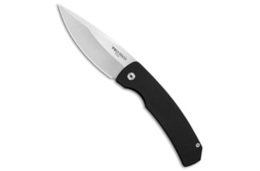 Image of Pro-Tech Knives Magic 2 Whiskers Automatic Folding Knife, 3.75in, 154CM, Drop Point Blade, Aluminum, Black Handle, Stonewash, Black/Gray, 8.625 inch, BHQ-80345