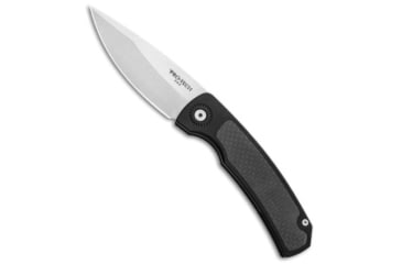Image of Pro-Tech Knives Magic 2 Whiskers Automatic Folding Knife, 3.75in, 154CM, Spear Point Blade, Aluminum, Carbon Fiber, Black Handle, Stonewash, Black/Gray, 8.625 inch, BHQ-87197