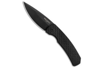 Image of Pro-Tech Knives Magic 2 Whiskers Automatic Folding Knife, 3.75in, 154CM, Spear Point Blade, Aluminum, Black Handle, Feather Texture, Black/Black, 8.625 inch, BHQ-82710