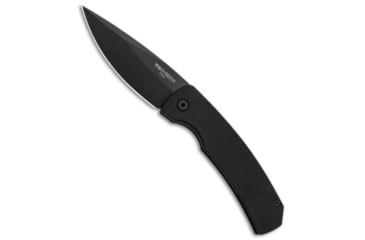 Image of Pro-Tech Knives Magic 2 Whiskers Automatic Folding Knife, 3.75in, 154CM, Spear Point Blade, Aluminum, Black Handle, Tactical, Black/Black, 8.625 inch, BHQ-88629
