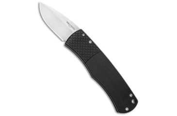 Image of Pro-Tech Knives Magic BR-1.3 CA Whiskers CA-Legal Automatic Folding Knife, 1.96in, 154CM, Drop Point Blade, Aluminum, Black Handle, Satin, Black/Gray, 6.00 inch, BHQ-101575