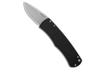 Image of Pro-Tech Knives Magic BR-1.3 CA Whiskers CA-Legal Automatic Folding Knife, 1.96in, 154CM, Drop Point Blade, Aluminum, Black Handle, Stonewash, Black/Gray, 6.00 inch, BHQ-103502