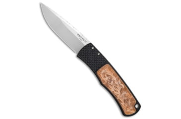 Image of Pro-Tech Pro-Tech Magic BR-1 &quot;Whiskers&quot; Auto Knife w/ Hand Engraved Copper 3.1&quot; SW, Black/Copper, 154CM, adult, BHQ-72291