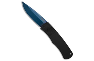 Image of Pro-Tech Knives Magic BR-1 Whiskers Automatic Folding Knife, 3.125in, 154CM, Drop Point Blade, Aluminum, Black Handle, AL, Sapphire, Black/Blue Sapphire, 7.25 inch, BHQ-218740