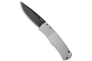 Image of Pro-Tech Knives Magic BR-1 Whiskers Automatic Folding Knife, 3.125in, 154CM, Drop Point Blade, Aluminum, Gray Handle, Standard, Gray/Black, 7.25 inch, BHQ-34341