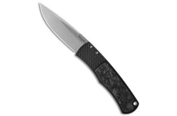 Image of Pro-Tech Knives Magic BR-1 Whiskers Automatic Folding Knife, 3.125in, 154CM, Drop Point Blade, Aluminum, Carbon Fiber, Black Handle, Marbled CF, Stonewash, Black/Gray, 7.25 inch, BHQ-33111