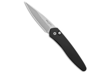 Image of Pro-Tech Pro-Tech Newport Automatic Knife Black 3" Stonewash 3405, Black, CPM S35VN, adult, BHQ-14206