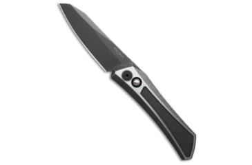 Image of Pro-Tech Knives Oligarch MagnaCut Automatic Folding Knife, 3.25in, CPM MagnaCut, Sheepsfoot Blade, Stainless Steel, Black Handle, Smokey, Two-Tone, Black/Gray, 7.50 inch, BHQ-218757