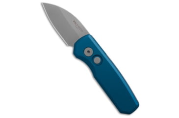 Image of Pro-Tech Pro-Tech Runt 5 Wharncliffe Automatic Knife Blue 1.9" Stonewash MagnaCut, Blue, CPM MagnaCut, adult, BHQ-220723