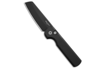 Image of Pro-Tech Pro-Tech Slimfoot Automatic Knife Black Textured Aluminum 3.1" DLC MagnaCut, Black, CPM MagnaCut, adult, BHQ-227281