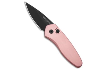 Image of Pro-Tech Knives Sprint Automatic Folding Knife, 2.00in, CPM S35VN, Spear Point Blade, Aluminum, Pink Handle, DLC, Pink/Black, 5.00 inch, BHQ-211921