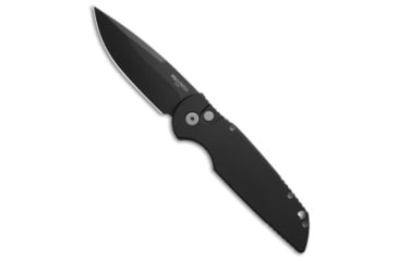 Image of Pro-Tech Pro-Tech Tactical Response 3 Automatic Knife Black Aluminum 3.5" Black, Black, 154CM, adult, BHQ-212031
