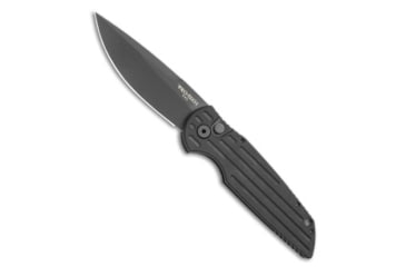 Image of Pro-Tech Knives TR-3 SWAT Tactical Response Automatic Folding Knife, 3.50in, 154CM, Drop Point Blade, Aluminum, Black Handle, Black/Black, 8.00 inch, BHQ-6087