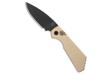 Image of Pro-Tech Knives Strider + PT Automatic Folding Knife, 3.00in, CPM MagnaCut, Drop Point Blade, Aluminum, Bronze Handle, Textured, Bronze/Black, 6.95 inch, BHQ-190176