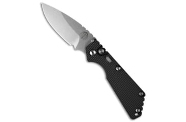 Image of Pro-Tech Knives Strider + SnG Automatic Folding Knife, 3.50in, 154CM, Drop Point Blade, Aluminum, Black Handle, Knurled w/ Safety, Black/Gray, 8.25 inch, BHQ-34447