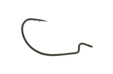 Image of Pro-X PX25Z 2/0 Wide Gap Plus Offset Soft Bait Hook, Forged, Sz 2/0, No Flash Gray, Pro X Point, 5 Pk, PX25Z