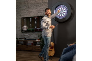 Image of Prodigy Prodigy Auto Score Bristle Dartboard System, Black, D9000W
