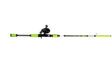 Image of ProFISHiency Hi-VIZ Green Micro Spincast Combo, Multicolor, PRO56SCGREEN
