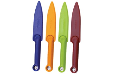 Image of Progressive International Food Safety Paring Knives 4 Piece Set Multi Color, GT-3626