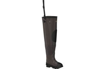 Image of Proline Stream Rubber Hip Wader - Rubber Outsole - Men's, Dark Brown, US 10 2011-L-10