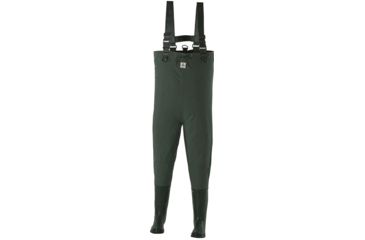 Image of Proline Twin River 2-Ply Chest Wader - Rubber Outsole - Men's, Dark Green, US 11 72101-L-11
