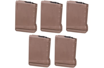 Image of ProMag AR-15 10-Round 5.56 Rollermag Magazine w/Roller Follower, Polymer, Flat Dark Earth, 5-Pack