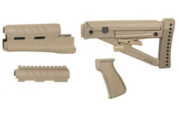 Image of ProMag Archangel OPFOR Yugo PAP AK Furniture Kit w/Buttstock/Forend/Pistol Grip, Polymer, Desert Tan, AAPAP-DT