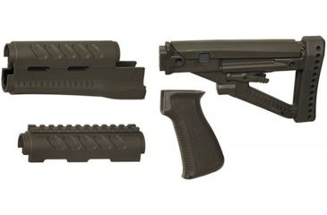 Image of ProMag Archangel OPFOR Yugo PAP AK Furniture Kit w/Buttstock/Forend/Pistol Grip, Polymer, Olive Drab, AAPAP-OD
