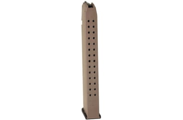 Image of ProMag Polymer Pistol Magazine, Glock 17/19/26, 9mm, 32-Round, Dark Earth, GLK-A8B-FDE-32RD