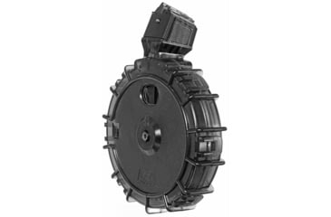 Image of ProMag Ruger 10/22/Charger Smoke Polycarbonate .22 LR Drum Rifle Magazine, 55 Round, Smoke, 1 Pack, Polycarbonate, RUGA28-55RD