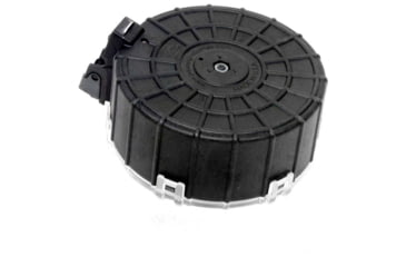 Image of ProMag Saiga 12 Gauge Drum Shotgun Magazine, Polymer, Black, 20 Round, Black, SAI-A6-20RD