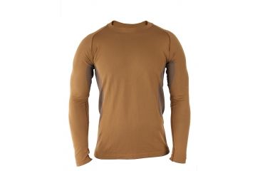 Image of Propper Adventure Tech Level I L/S Top, 95/5 Polyester/XStatic, Size Size Small, Color Coyote