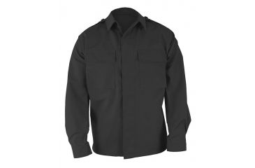 Image of Propper BDU 2-Pocket Coat, 65/35 Poly/Cotton Battle Rip, Size Extra Small-Regular, Dark Grey