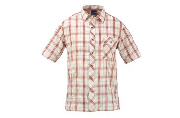 Image of PROPPER Covert Mens Plaid Button Up Shirt, Brick Plaid, XL F53520V610XL