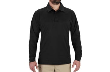 Image of Propper EdgeTec Long Sleeve Polo - Mens, Black, 4XL, F58245M0014XL