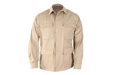 Image of Propper Genuine Gear BDU Coat, 60/40 Cotton/Poly Ripstop - Men's, Khaki, Extra Small, Regular, F545025250XS2