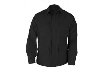 Image of Propper Genuine Gear BDU 4-Pocket Coat, 65/35 Poly Cotton Twill, 3XL - Regular, Black