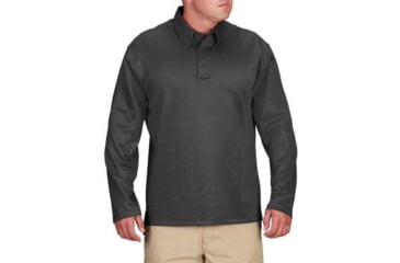 Image of Propper I.C.E. Performance Long Sleeve Polo - Mens, Charcoal, M, F531572015M