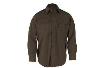 Image of Propper Long Sleeve Tactical Shirt, 65/35 Poly/Cotton Battle Rip, Small-Regular, Brown