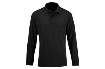 Image of Propper Long Sleeve Uniform Polo - Mens, Black, Small, F53564C001S