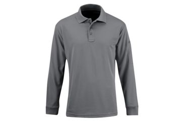 Image of Propper Long Sleeve Uniform Polo - Mens, Grey, Extra Large, F53564C020XL