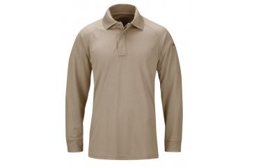 Image of Propper Mens Snag-Free Polo - Long Sleeve T-Shirt,Silver Tan,2XL F53620A226XXL
