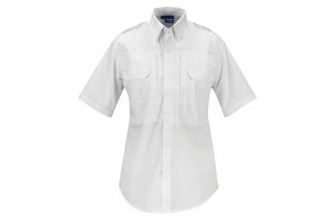 Image of Propper Mens Short Sleeve Tactical Shirt,65P/35C,White,3XL F53111M1003XL