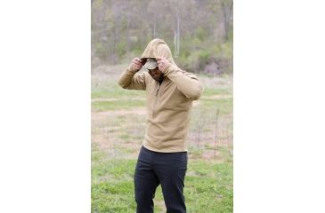 Image of Propper Mens V2 Stretch Fleece Hoodie,Coyote,Medium F54812K236M