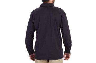 Image of Propper Uniform Cotton Long Sleeve Polo - Mens, Midnight Navy, L, F58225N414L
