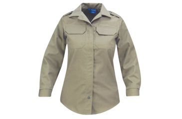 Image of Propper Womens LDS - Long Sleeve Shirt, Silver Tan, Small, F53003V277S