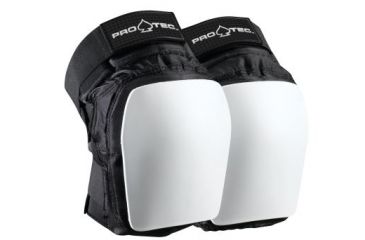Image of Protec Park Knee Pads, L, Black/White Caps PTVN0ECUBA2-L