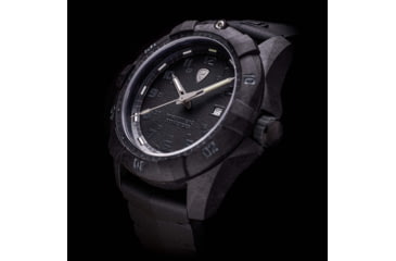 Image of ProTek Carbon Dive Watch, Carbon Case/Black Dial/Black Strap, One Size, PT1001