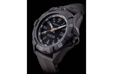 Image of ProTek Carbon USMC Dive Watch, Carbon Case/Black Dial/Black Strap, One Size, PT1011